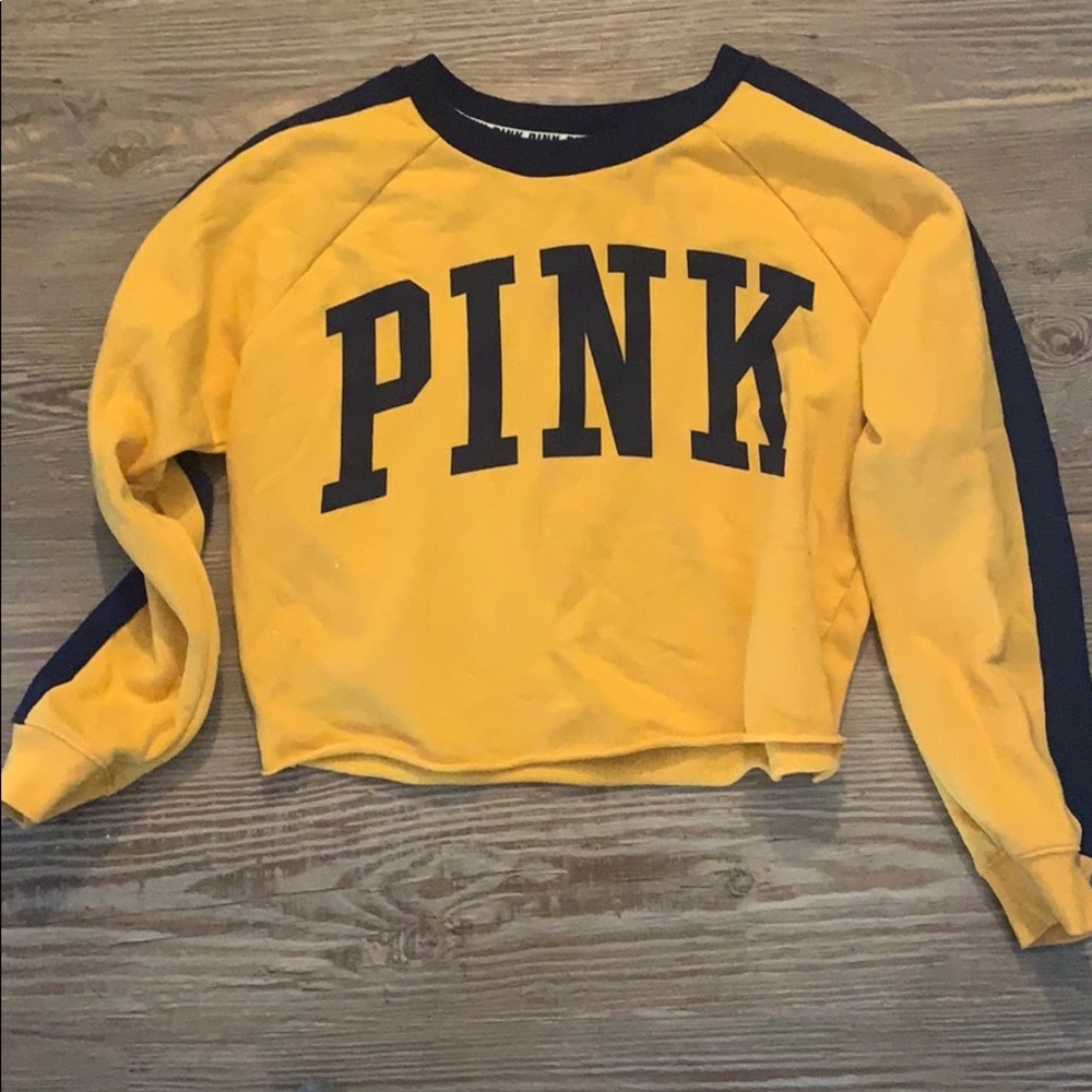 Victoria Secrets PINK cropped sweatshirt